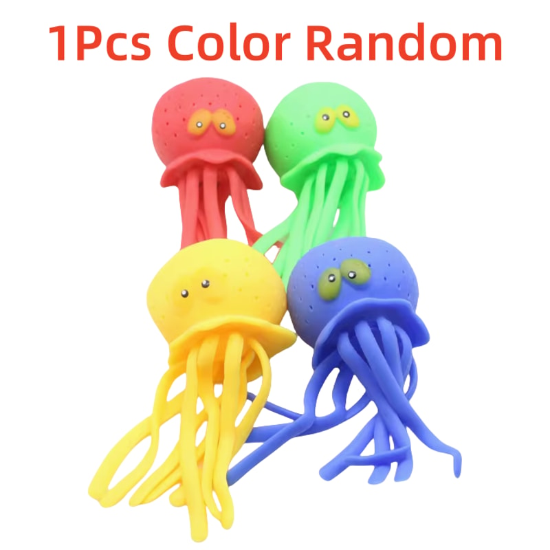 Interactive Octopus Kids Bath Toy Squeeze & Spray Water Play Toy for Bathtub, Pool & Summer Gifts