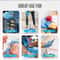 Blue Nitrile Gloves Powder Free Latex Free Disposable Grip Gloves 5