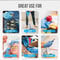 Blue Nitrile Gloves Powder Free Latex Free Disposable Grip Gloves 5