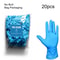 Blue Nitrile Gloves Powder Free Latex Free Disposable Grip Gloves 7