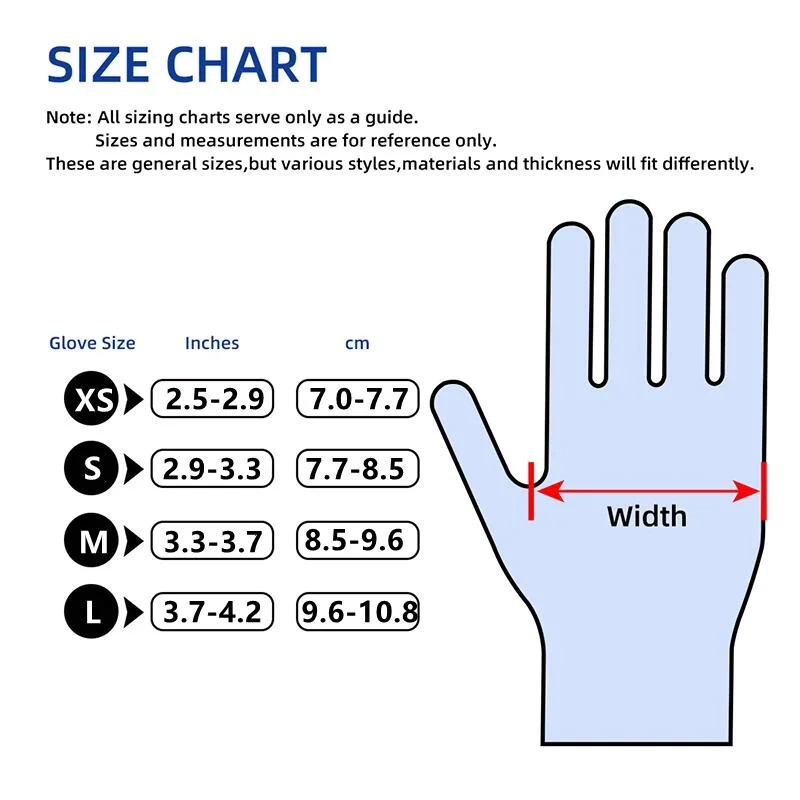 Thick Black Nitrile Gloves for Cleaning Cooking Hair Dyeing and Tattoo Use