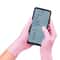 Pink Powder Free Disposable Nitrile Gloves For Cleaning Kitchen And Salon 0