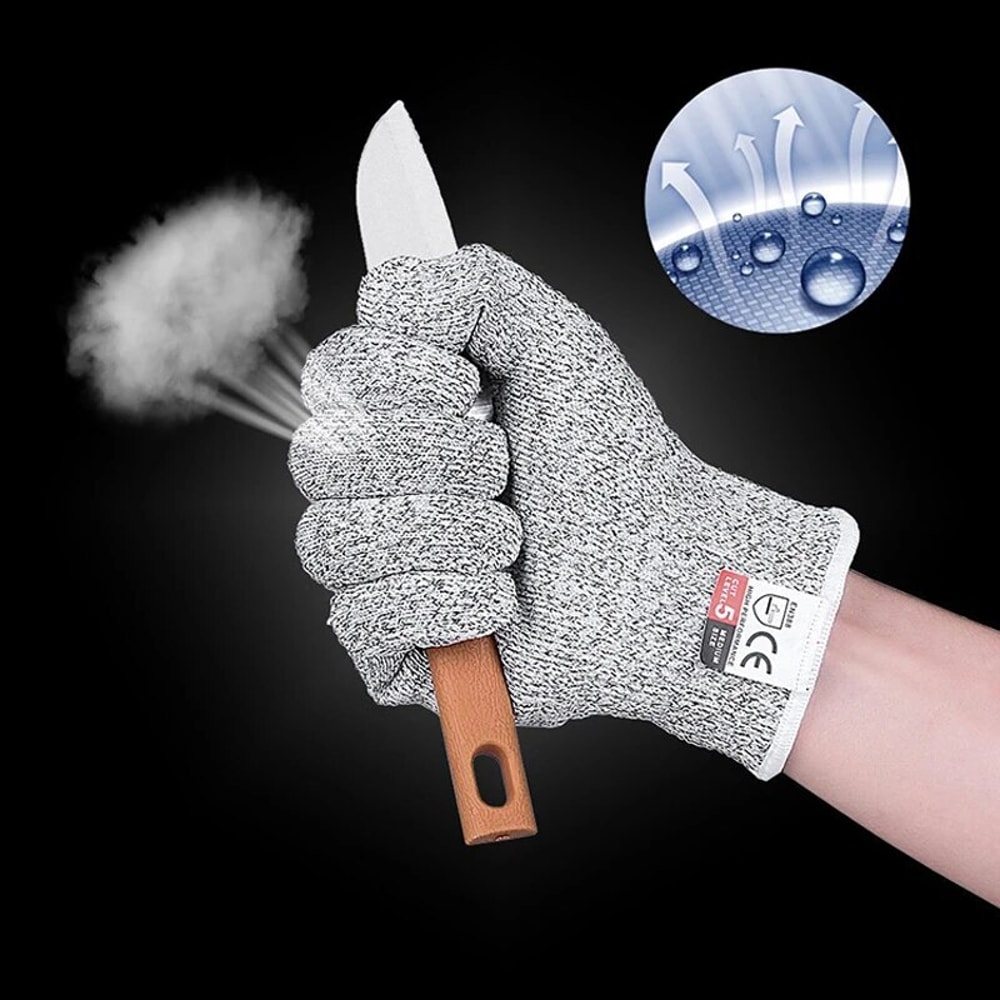 Cut Resistant Safety Work Gloves For Glass Cutting And Sharp Material Handling 0