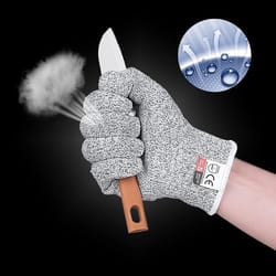 cut resistant safety work gloves for glass cutting and sharp material handling