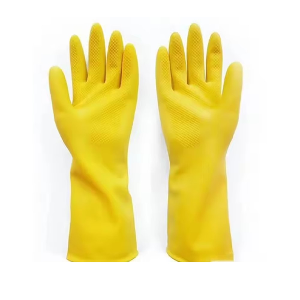 Thickened Rubber Gloves For Washing Dishes Waterproof Reusable Latex Cleaning Gloves 2
