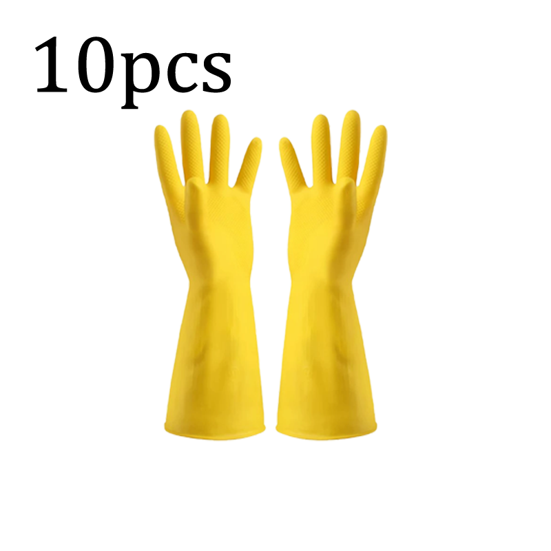 Thickened Rubber Gloves For Washing Dishes Waterproof Reusable Latex Cleaning Gloves 6
