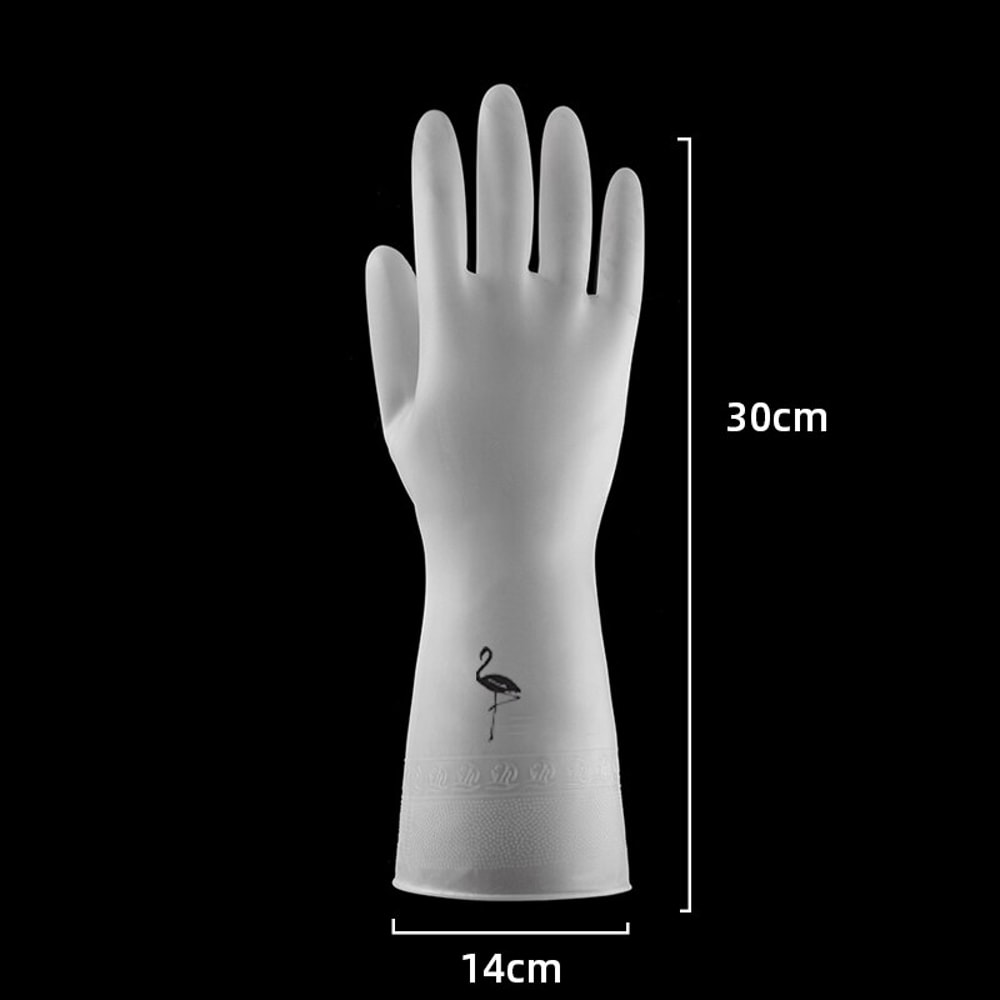 Waterproof Latex Dishwashing Gloves for Kitchen Laundry Cleaning