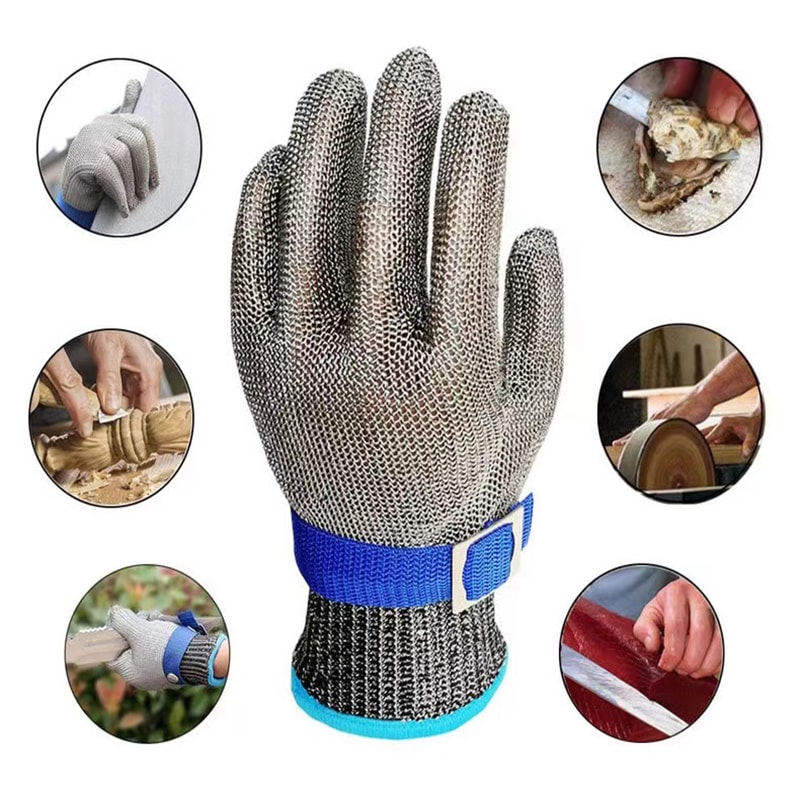 Stainless Steel Mesh Cut Resistant Butcher Glove