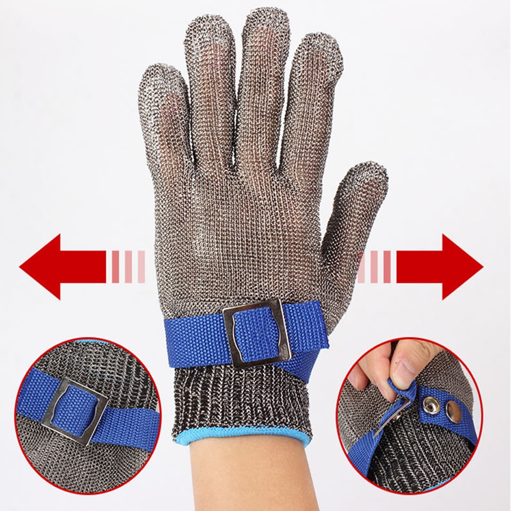 Stainless Steel Mesh Cut Resistant Butcher Glove
