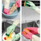 Thick Waterproof Latex Kitchen Gloves for Dishwashing and Cleaning