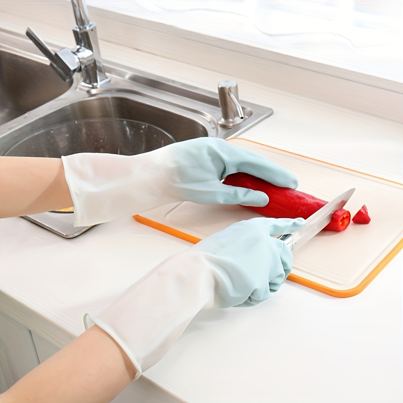 Durable Dishwashing Gloves for Kitchen Cleaning and Household Chores