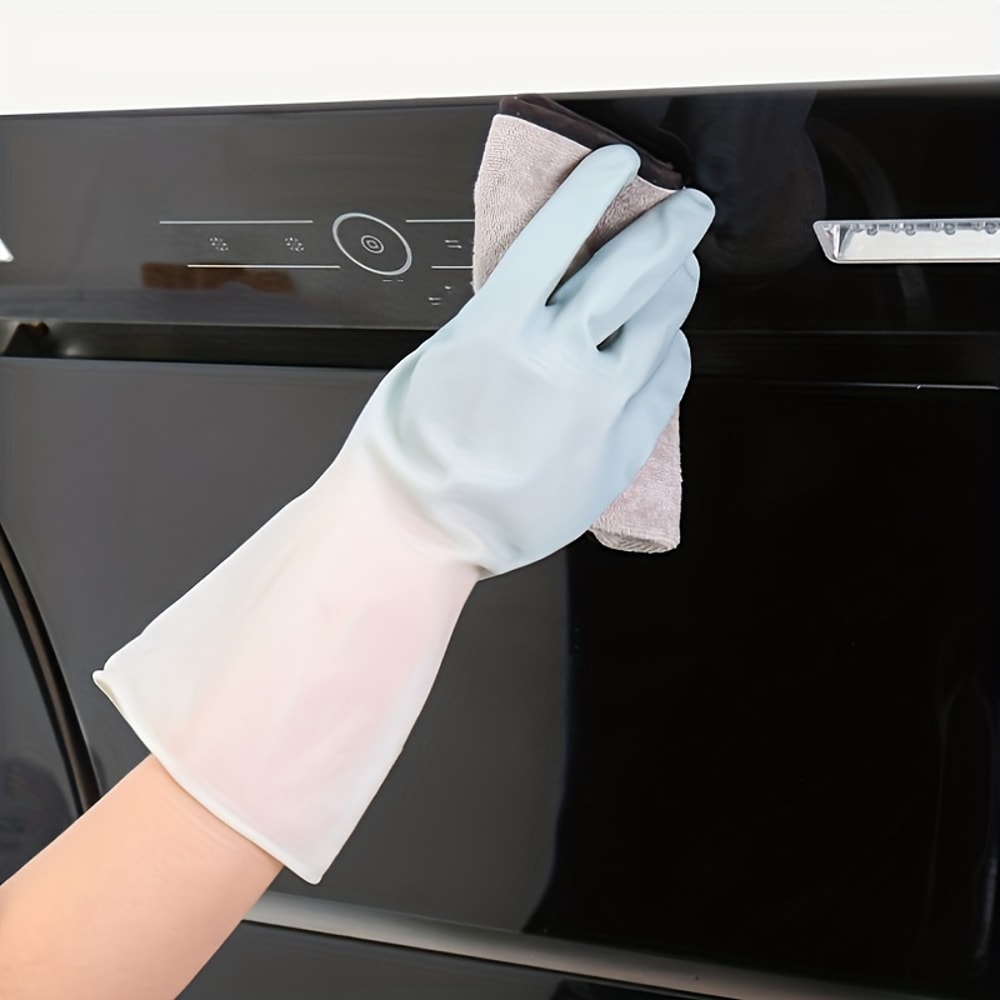 Durable Dishwashing Gloves for Kitchen Cleaning and Household Chores
