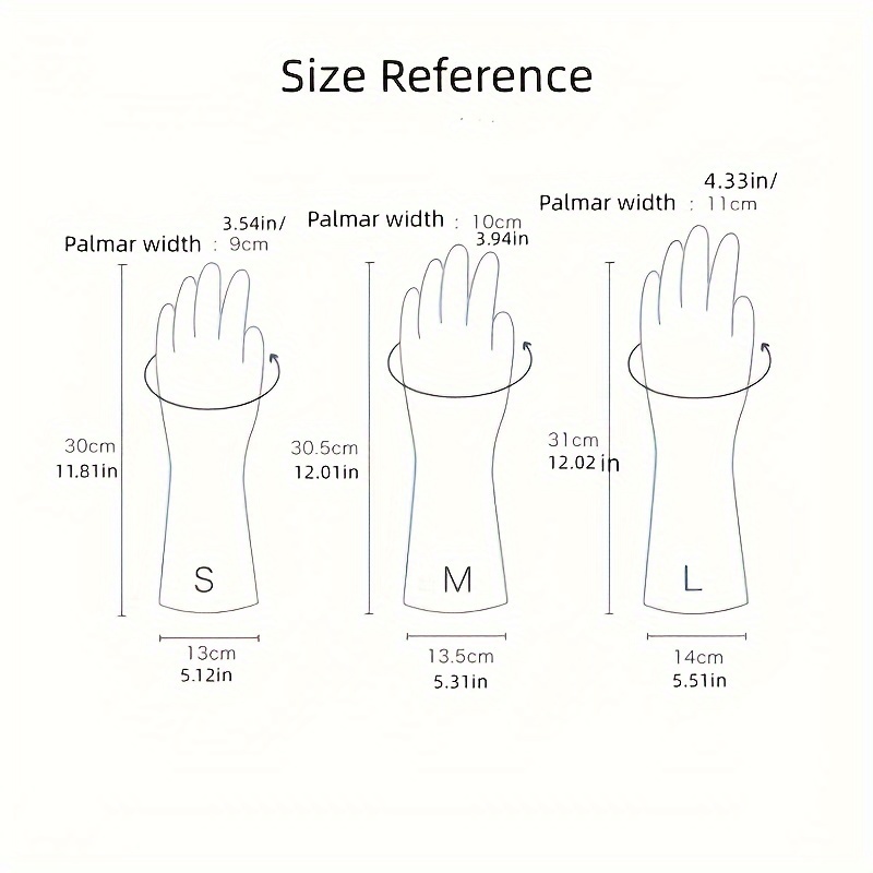 Durable Dishwashing Gloves for Kitchen Cleaning and Household Chores