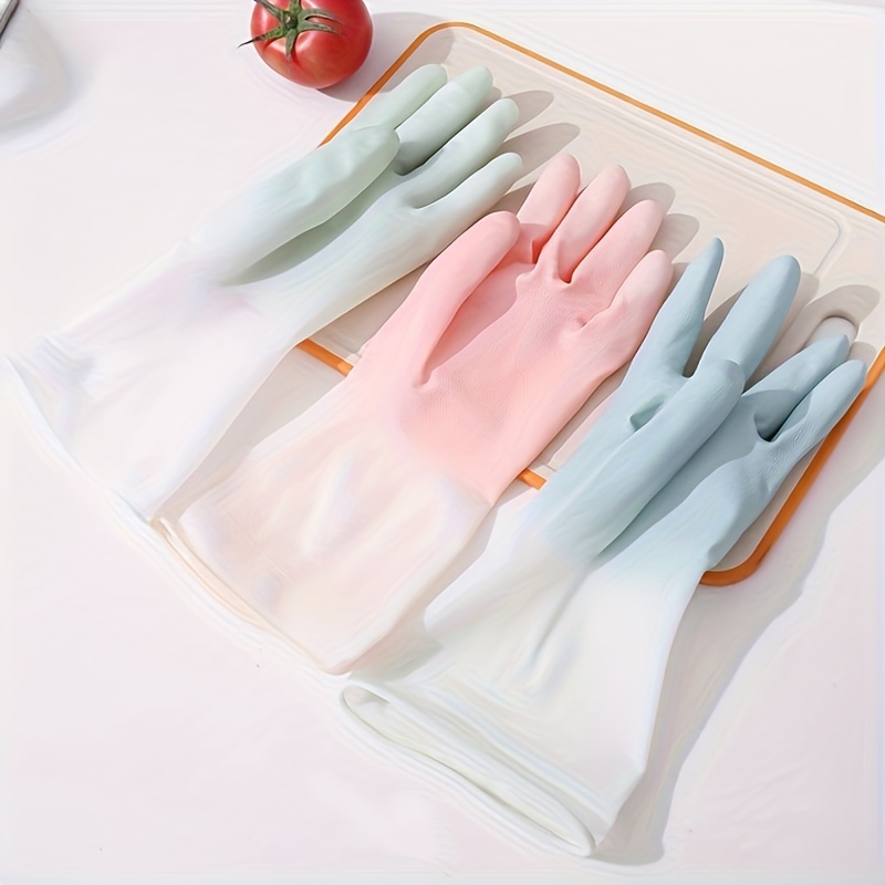Durable Dishwashing Gloves for Kitchen Cleaning and Household Chores