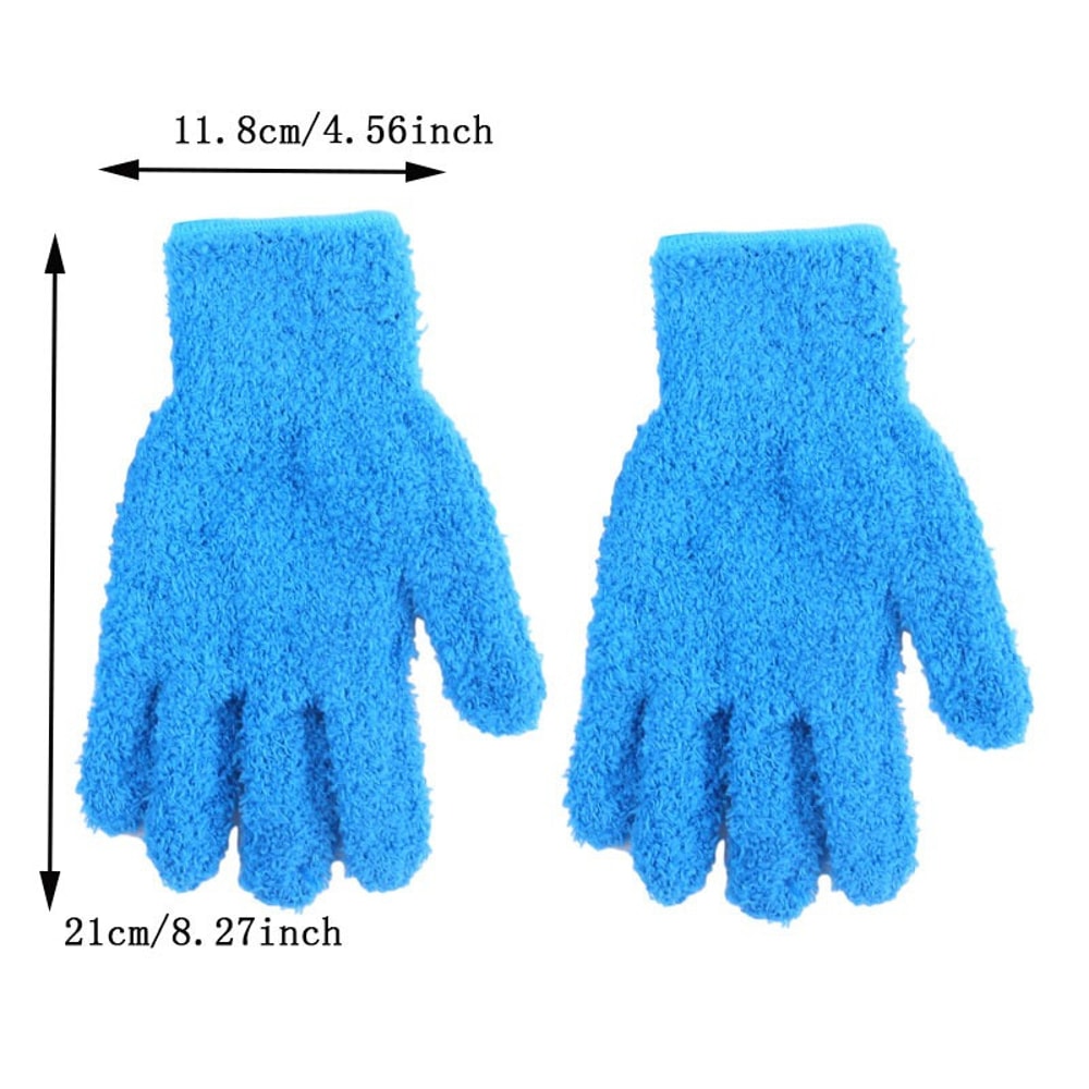 Microfiber Cleaning Gloves For Car Dusting And Home Cleaning 7