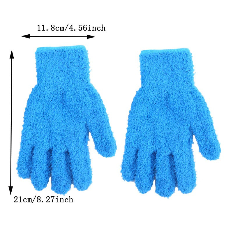 Microfiber Cleaning Gloves For Car Dusting And Home Cleaning 7