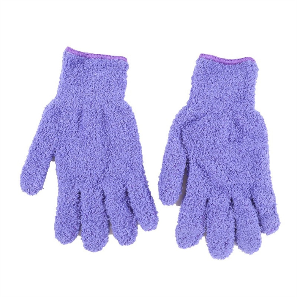 Microfiber Cleaning Gloves For Car Dusting And Home Cleaning 9