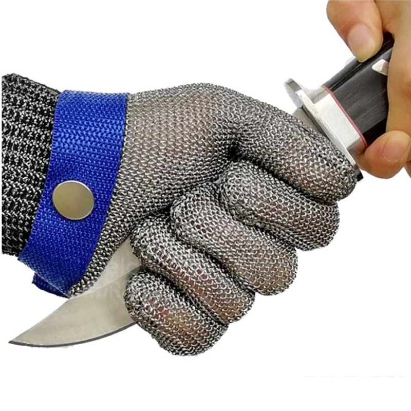 Stainless Steel Cut Resistant Glove for Butcher Work and Kitchen Cutting Safety