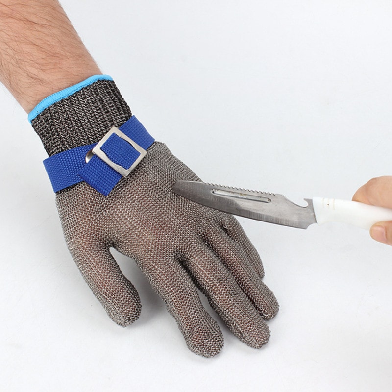 Stainless Steel Cut Resistant Glove for Butcher Work and Kitchen Cutting Safety