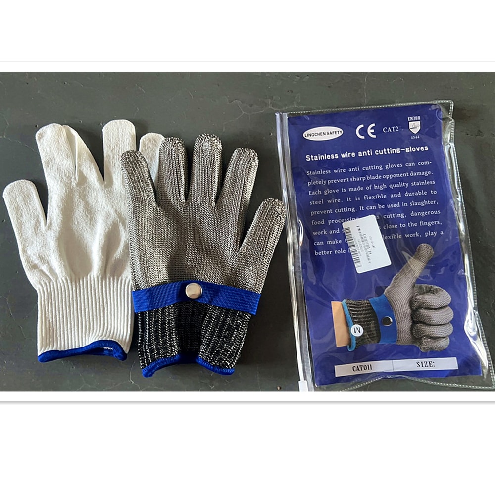 Stainless Steel Cut Resistant Glove for Butcher Work and Kitchen Cutting Safety
