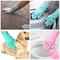 Silicone Dishwashing Gloves For Reusable Kitchen Pet And Car Cleaning 5