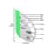 Stainless Steel Herb Stripper and Kale Leaf Remover Tool