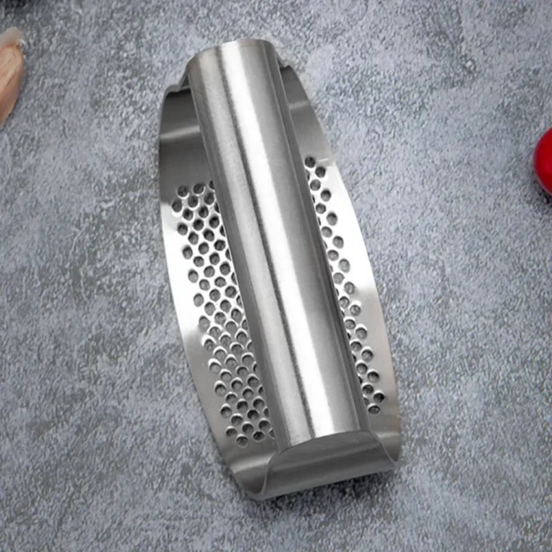 Stainless Steel Garlic Press Rocker Manual Garlic Mincer 2