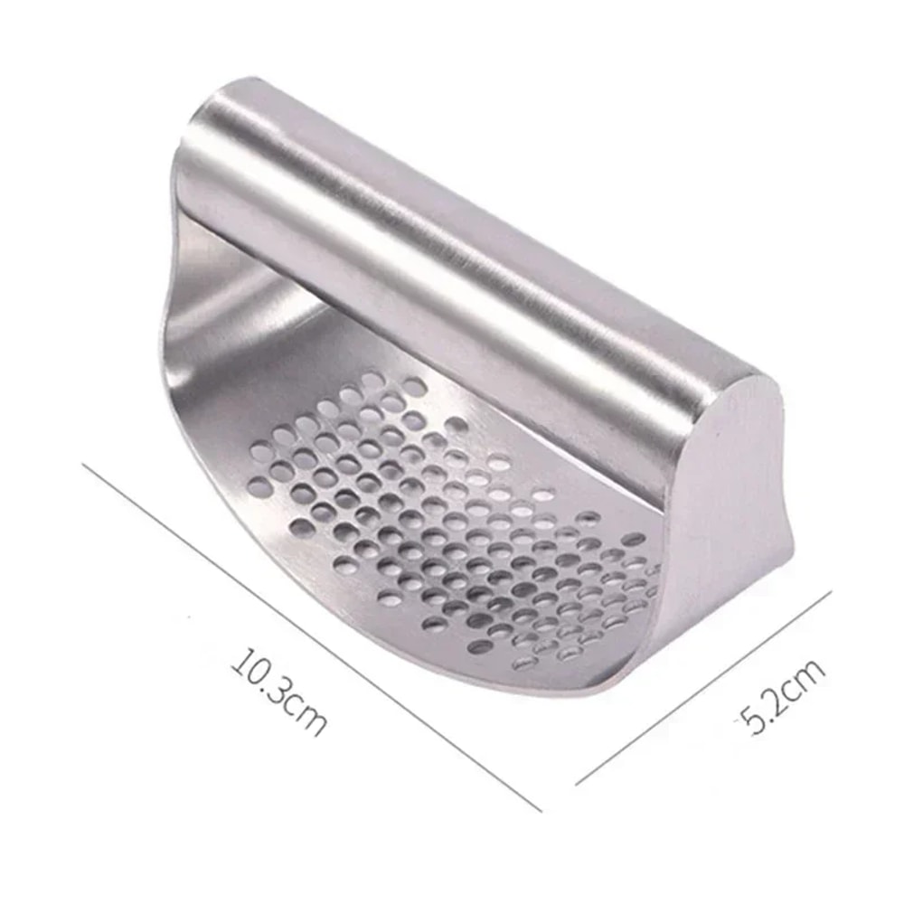 Stainless Steel Garlic Press Rocker Manual Garlic Mincer 4