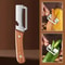 Wooden Handle Vegetable Peeler with Bottle Opener and Fruit Slicer