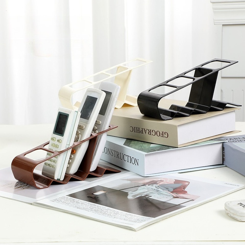 Remote Control Organizer With Anti Slip Base For TV Remotes And Phones 3