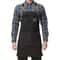 Oil Proof Canvas Kitchen Apron With Pockets For Cooking Baking And Coffee Work 1