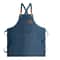 Oil Proof Canvas Kitchen Apron With Pockets For Cooking Baking And Coffee Work 8