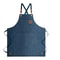 Oil Proof Canvas Kitchen Apron With Pockets For Cooking Baking And Coffee Work 8