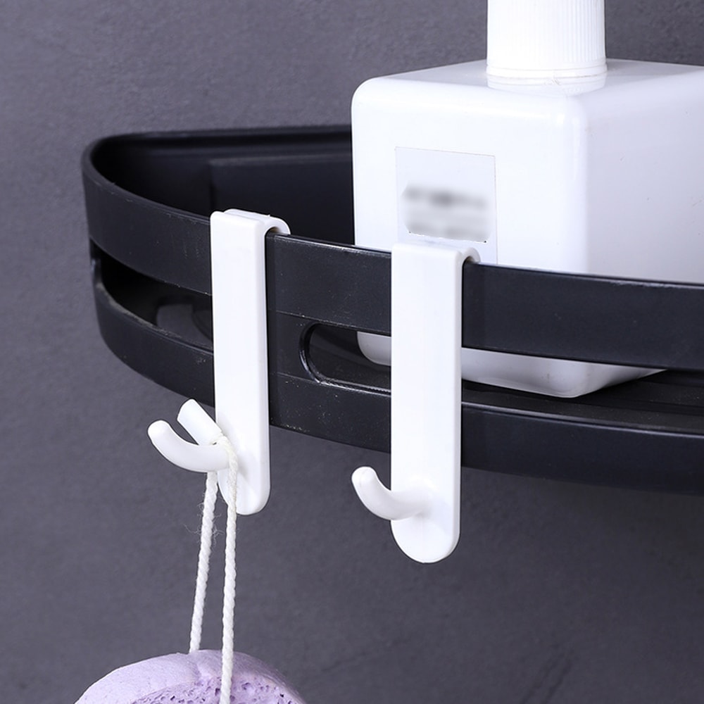 Wire Grid Hooks for Bathroom Storage Rack, Jewelry Display and Home Office Organizer