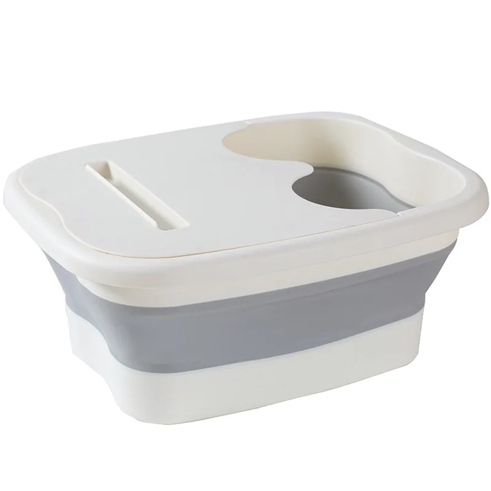 Foldable Foot Bath Bucket With Massage Base For Home Spa Soaking 6