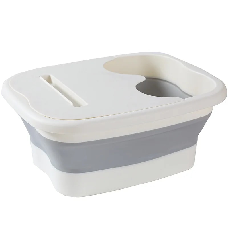 Foldable Foot Bath Bucket With Massage Base For Home Spa Soaking 6