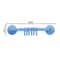 Adjustable Suction Cup Towel Rack With Hooks 5
