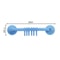 Adjustable Suction Cup Towel Rack With Hooks 5