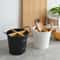 Bamboo Utensil Organizer With Drain Tray Chopstick Holder And Cutlery Stand 1