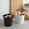 Bamboo Utensil Organizer With Drain Tray Chopstick Holder And Cutlery Stand 1