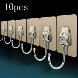 reusable no drill wall hooks for kitchen and bathroom