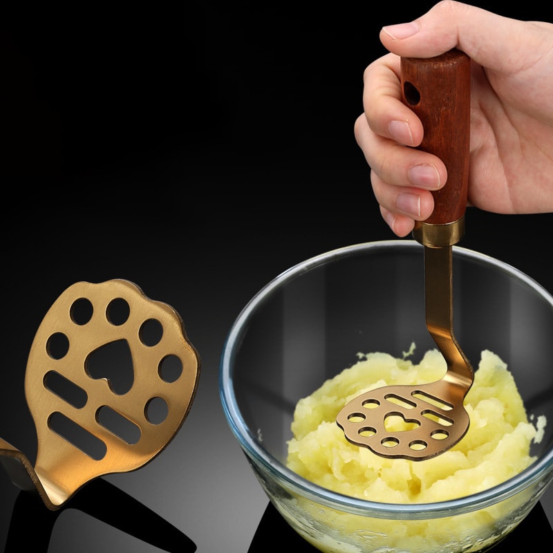 Stainless Steel Potato Masher Manual Ricer for Fruits and Vegetables