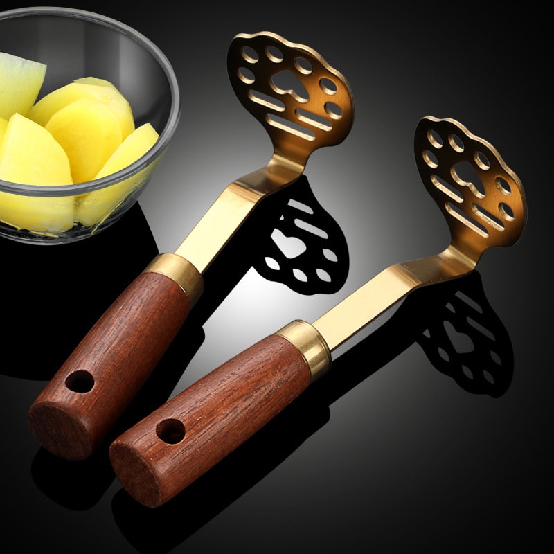 Stainless Steel Potato Masher Manual Ricer for Fruits and Vegetables