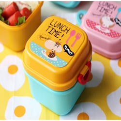 cute cartoon kids bento box microwave safe plastic school lunchbox