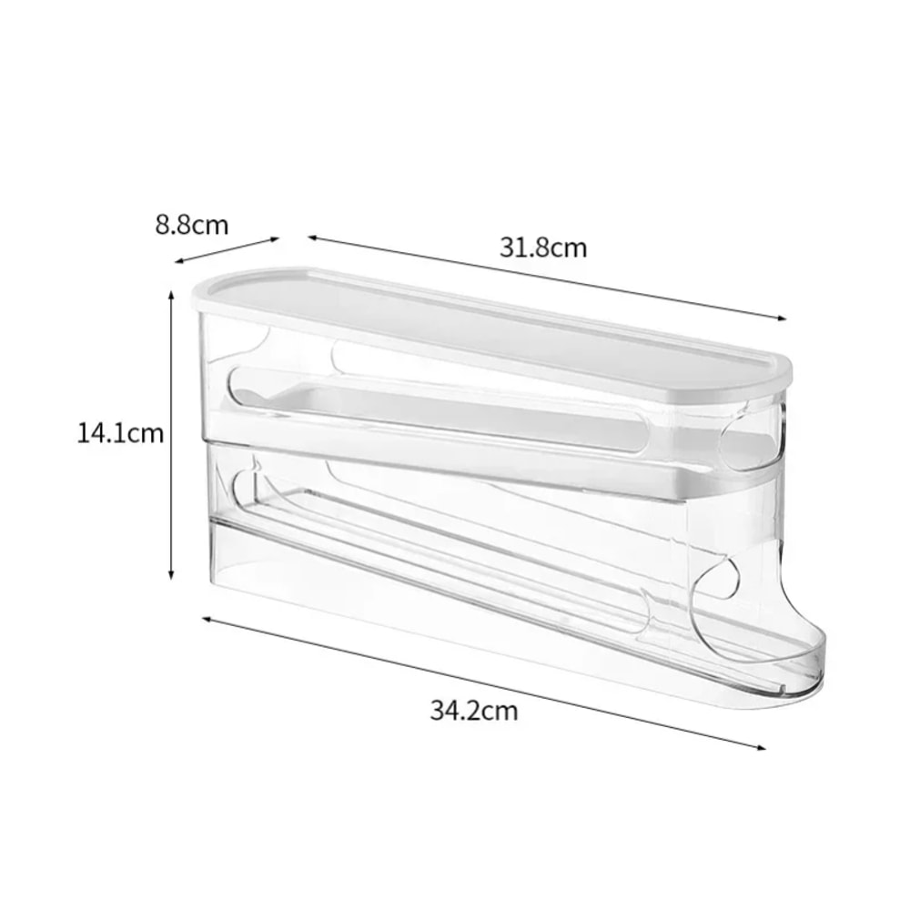 Rolling Egg Dispenser Refrigerator Egg Organizer 4