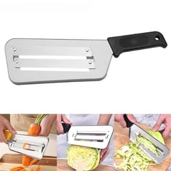 stainless steel cabbage slicer with handle for vegetables