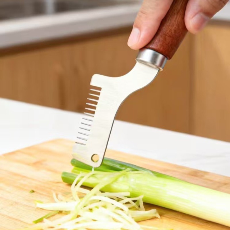 Green Onion Slicer And Scallion Shredder Stainless Steel Vegetable Cutter 2