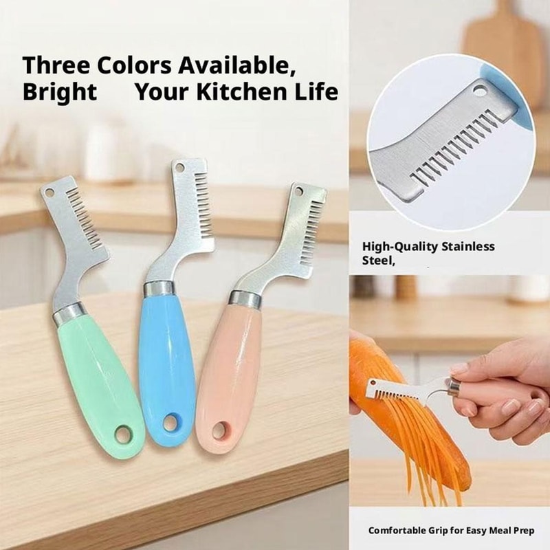 Professional Green Onion Slicer With Stainless Steel Curved Blades 1