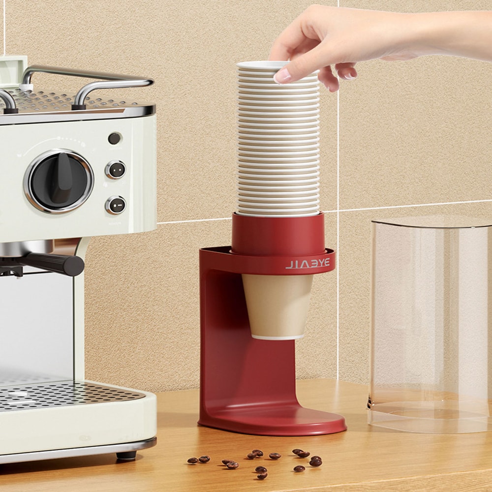 Luxury Disposable Cup Holder Paper Cup Dispenser For Countertop Storage 3