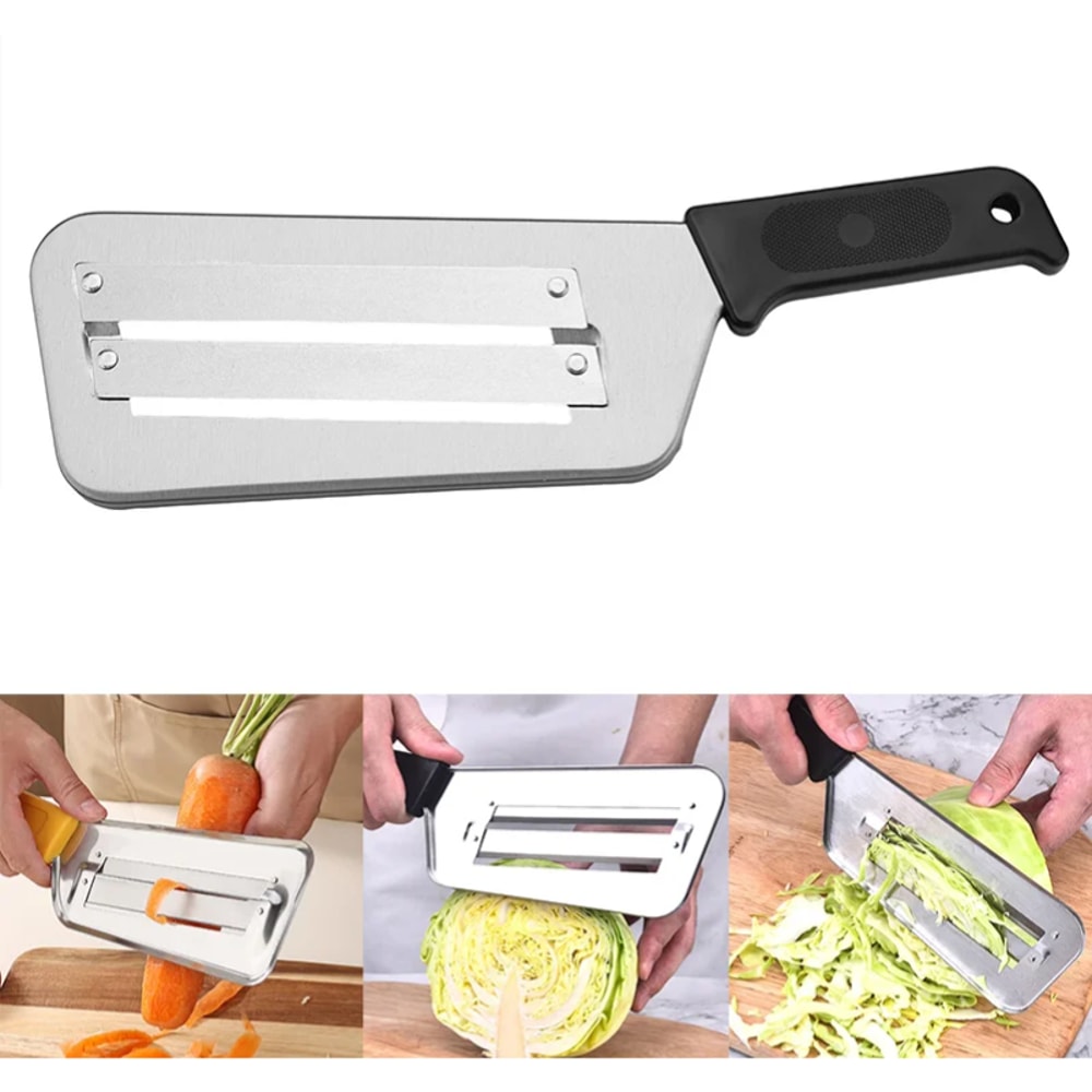 Multi Functional Stainless Steel Cabbage Slicer with Handle for Veggies